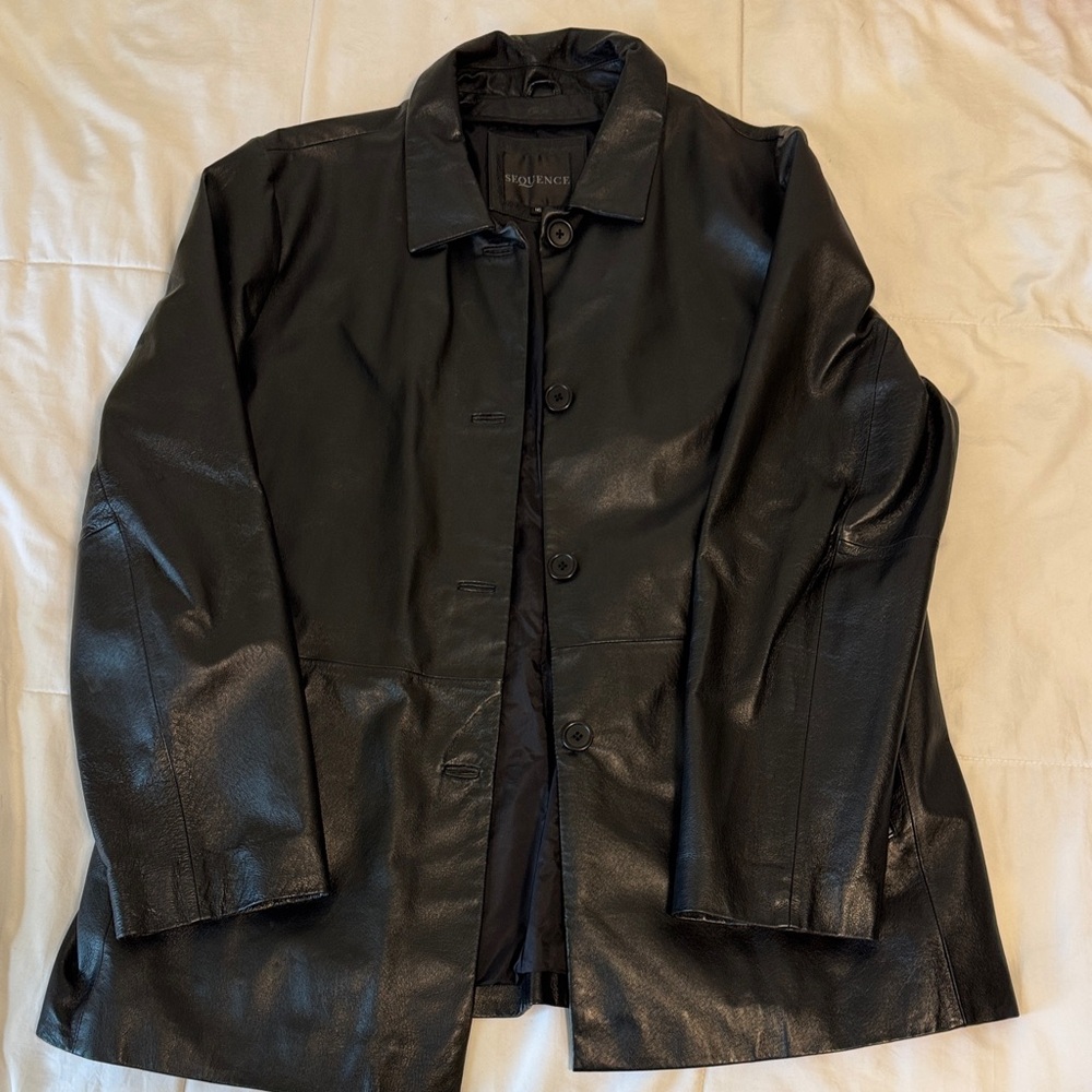 Vintage Black Leather Jacket